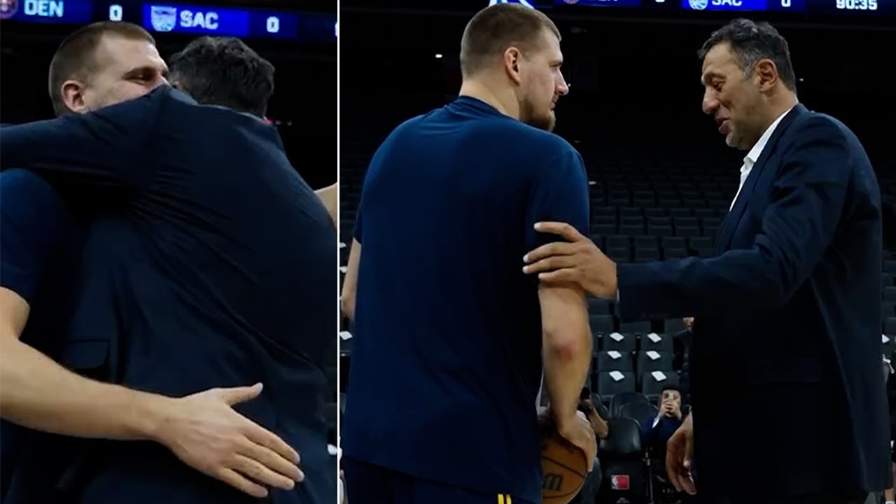 Nikola Jokic Greets Former NBA Star Vlade Divac With a Heartfelt Moment Before the Game vs Kings