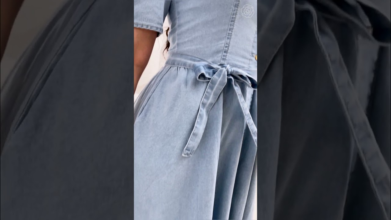 VESTIDO JEANS PARA O DIA A DIA  #shorts | Laura Rosa Jeans