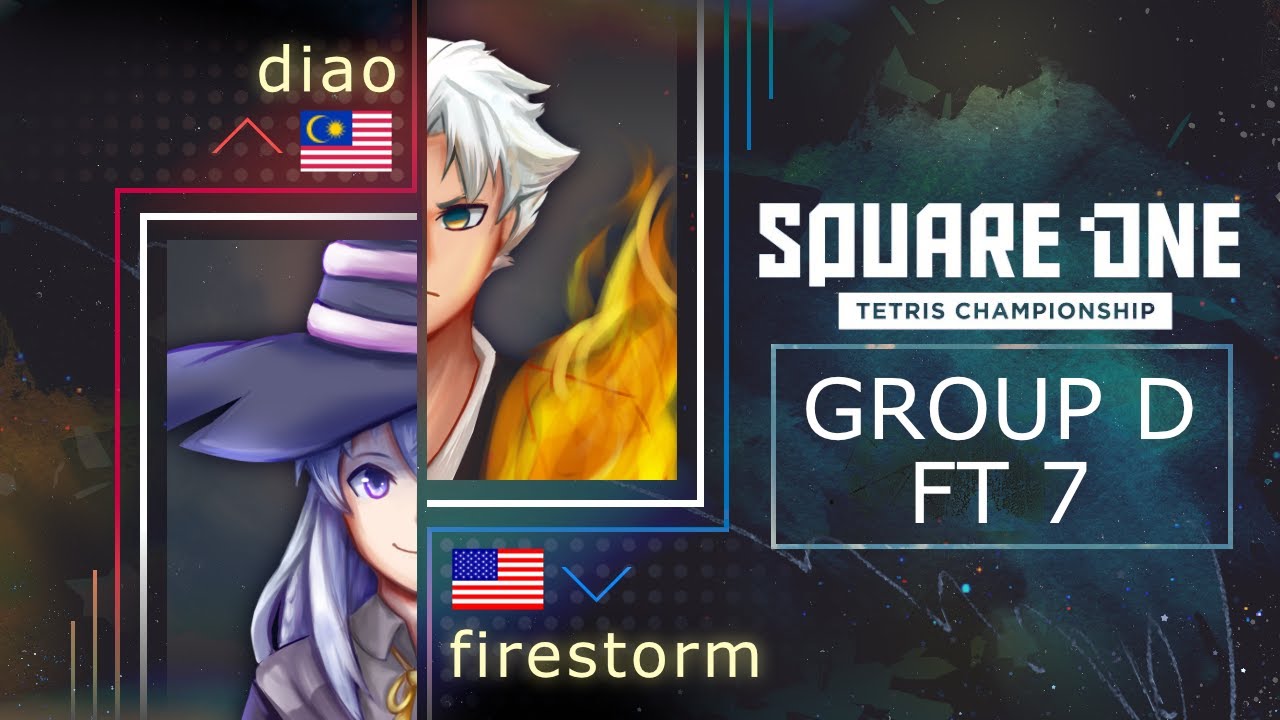 Diao vs Firestorm - Group D - Square One Tetris Championship 2022