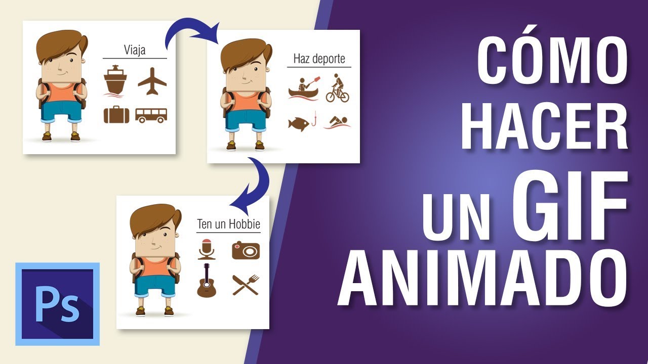 PHOTOSHOP - Cómo hacer un GIF ANIMADO #08