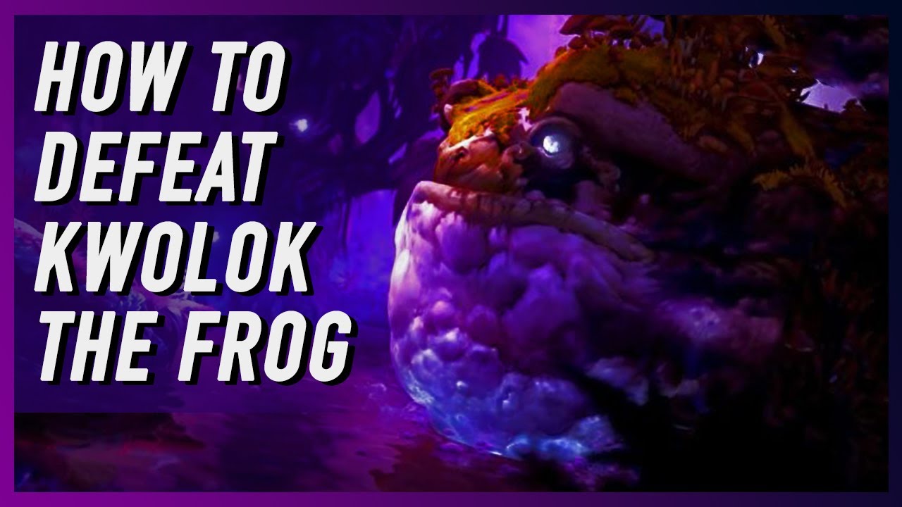 How To Beat KWOLOK Frog 🐸 Boss (HARD MODE) In ORI AND THE WILL OF THE WISPS - DEFEAT KWOLOK + ESCAPE
