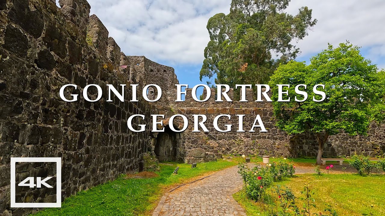 Gonio Apsaros Fortress near Batumi 🏰 Walking tour 2023 | 4K HDR 50fps
