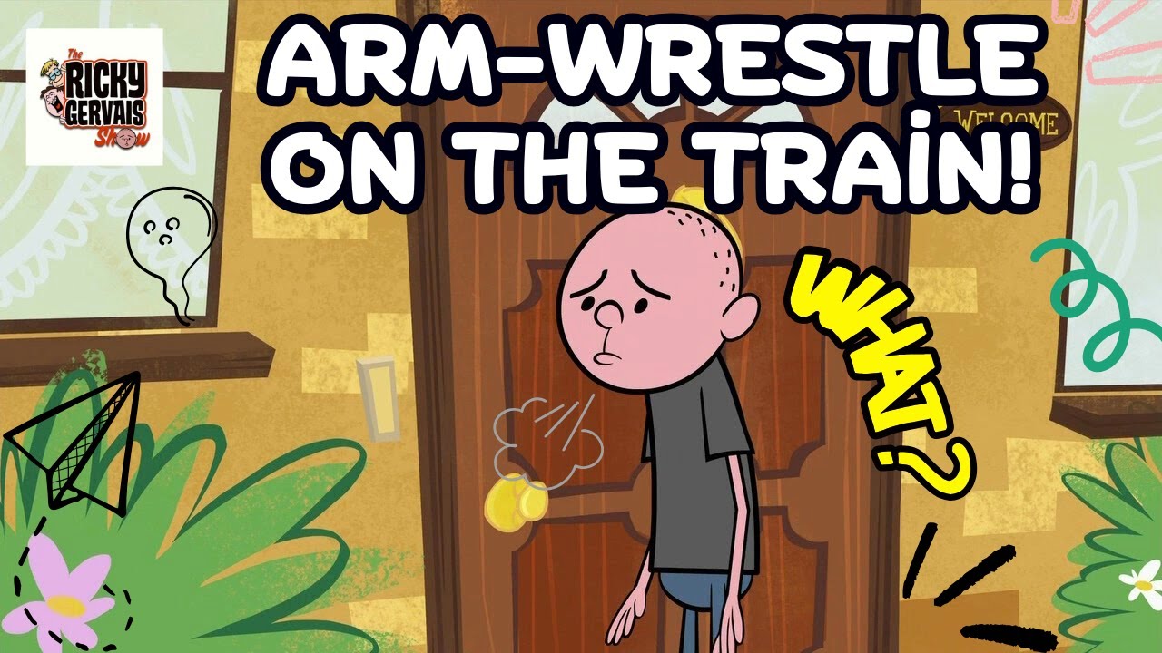Karl Pilkington Tells the Story of an Arm-Wrestle on a Packed Train | The Ricky Gervais Show (XFM)