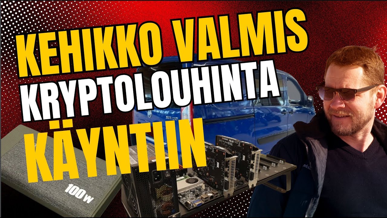 Kryptolouhinta rigin kasaaminen 🚀 Talli Kuulumiset & Power Bank Testissä!