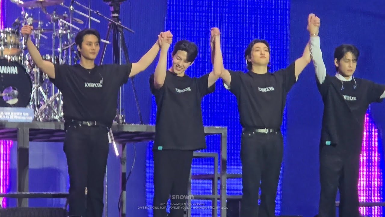 데이식스 광주 첫콘(6) First Time, MENT6 엔딩멘트, Welcome to the Show, 앵앵콜 Best Part｜250315 DAY6 FOREVER YOUNG