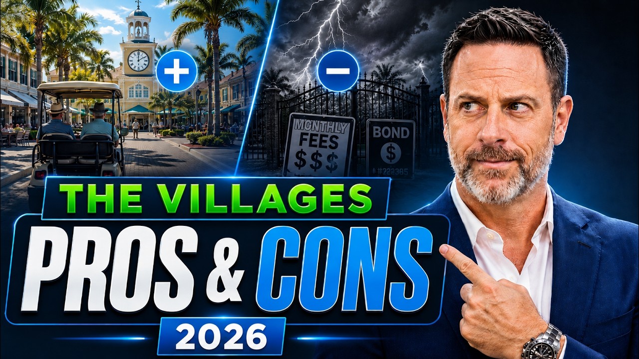 Переезд в The Villages, Флорида? Честные плюсы и минусы в 2026 году