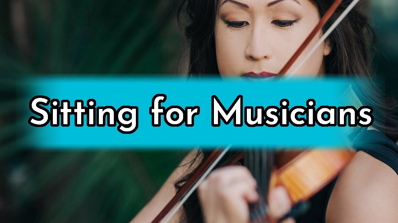 The Best Way to Sit, while playing Violin, Viola or Cello!