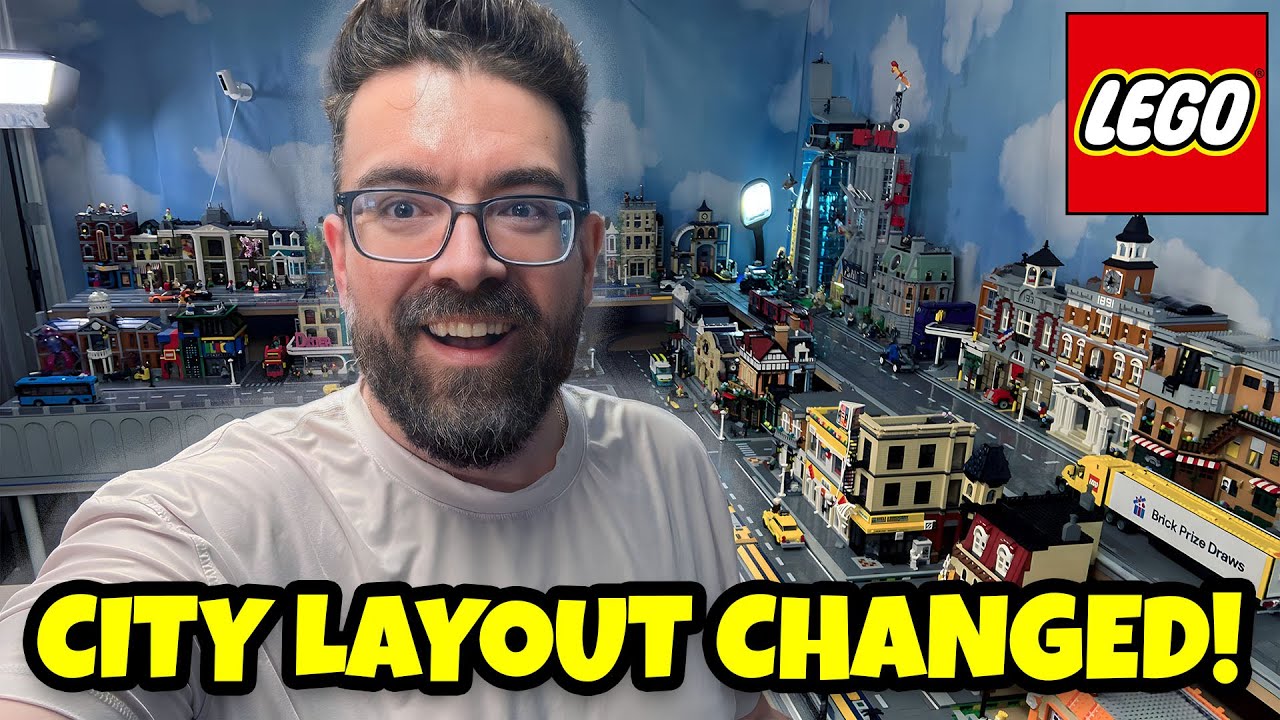 I Changed My LEGO City Layout Again - With BIG New Additions!