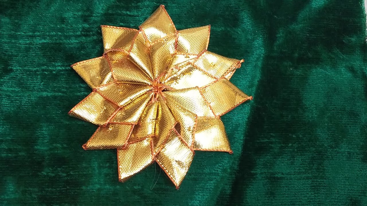 gotta patti work/hand embroidery flower/gold flower/गोटे के फूल बनाएं/handmade