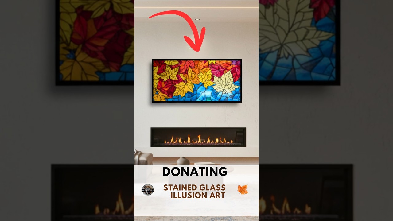 Laser Cut Stained Glass Illusion | Autumn of Hope Donation