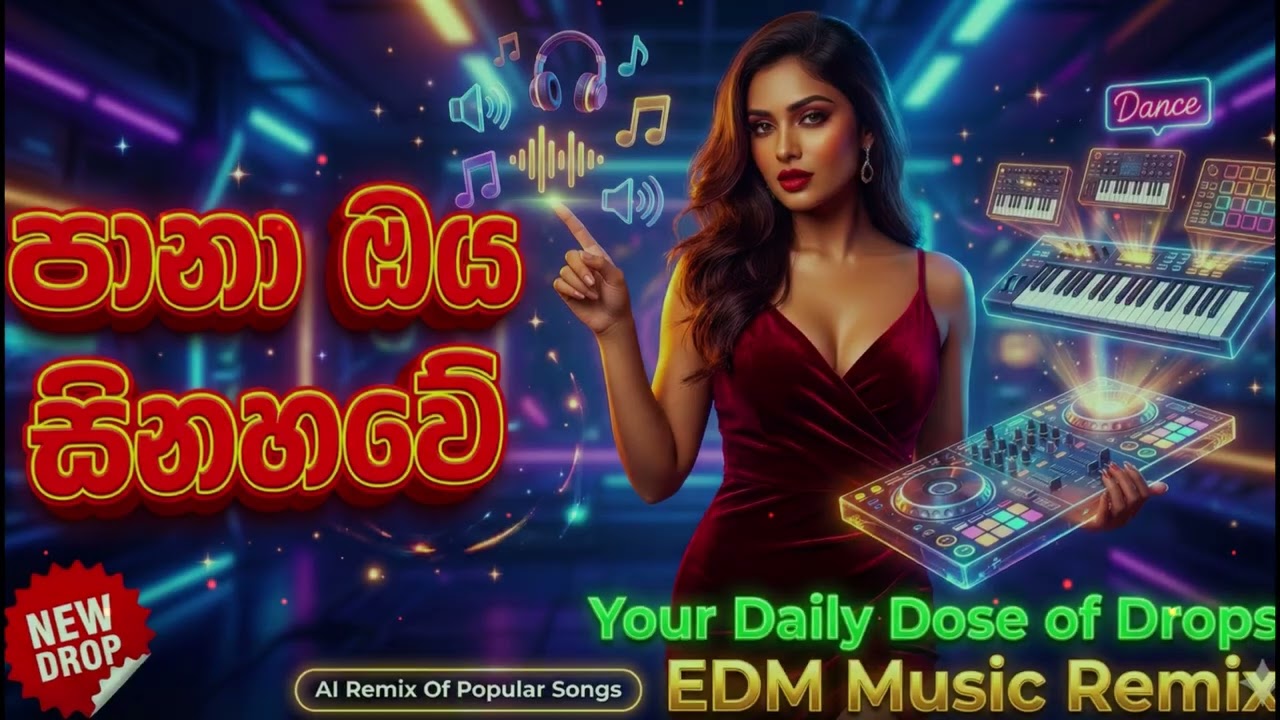 Pana Oya Sinahawe (පානා ඔය සිනාවේ) – Roy Fernando | EDM Remix ⚡
