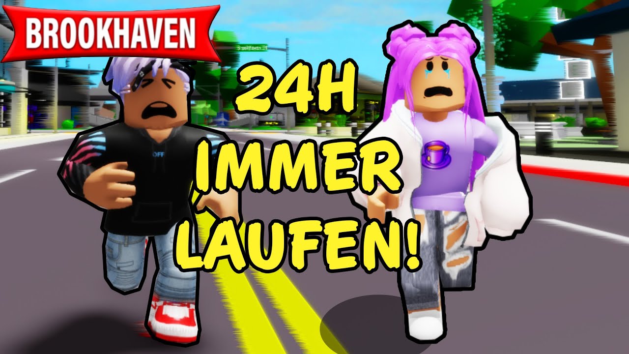 Brookhaven, ABER WIR DÜRFEN NICHT STEHEN BLEIBEN! 24H Verboten [Roblox Brookhaven 🏡RP]