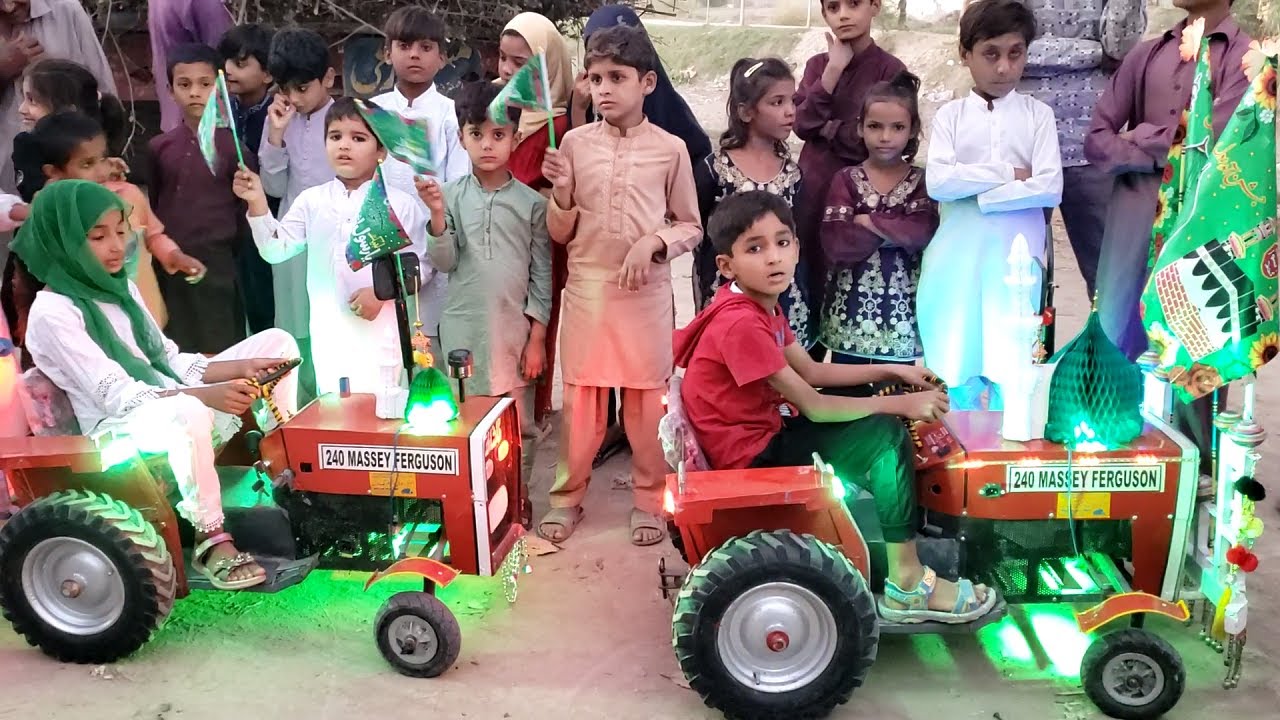 Mini Tractor MF 240 vs MF 240 || Adam Ji tractor || mini eicher tractor (part 25) (muhammad Bilal..)