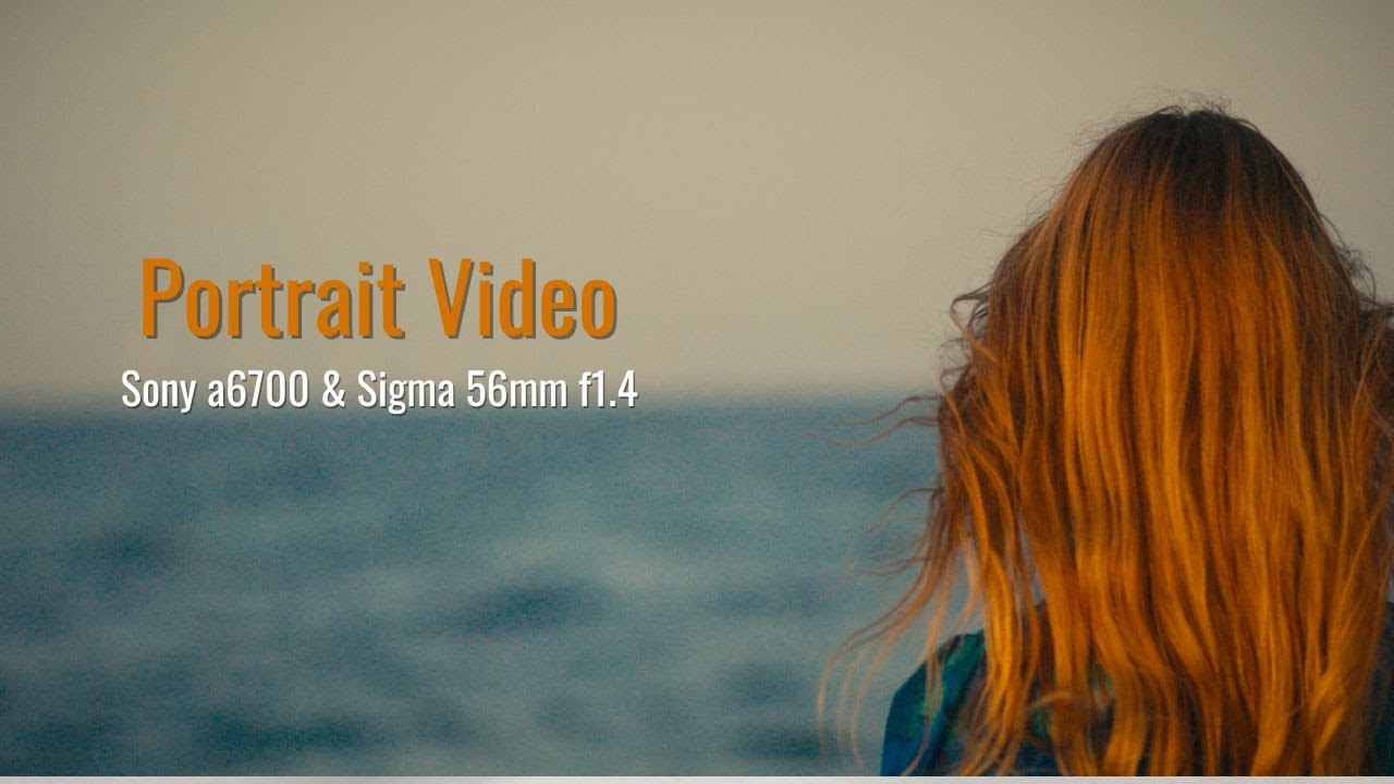 Portrait Video | Sony a6700 + Sigma 56mm f1.4 #cinematic #sonyalpha #portraitvideo