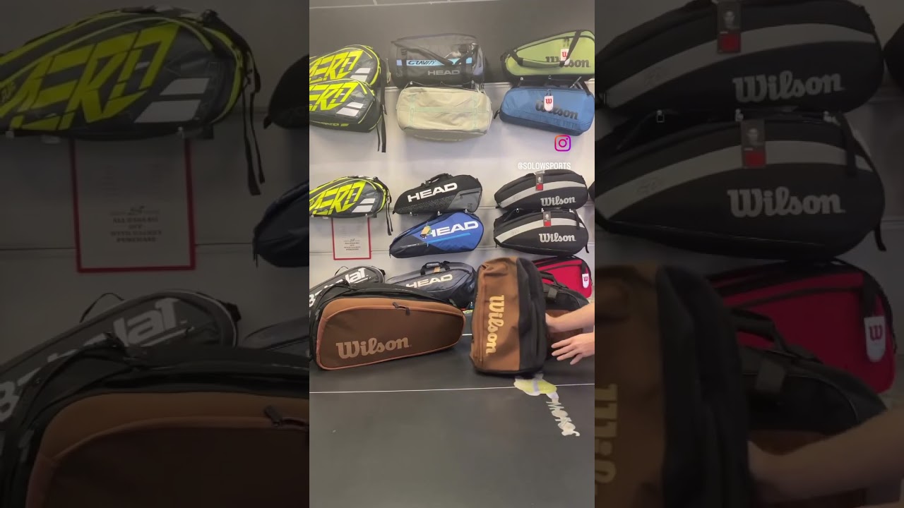 Wilson Pro Staff v14 Bags Lineup | Backpack, Duffle, and Tennis Racket Holder |  #tennis #shorts