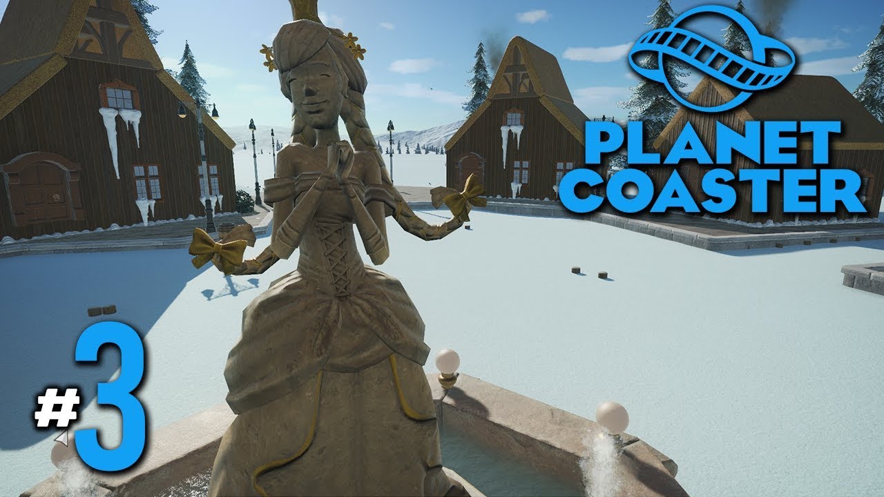 เจ้าหญิงกับเมืองหิมะ - Planet Coaster #3[ENG CC](มีๆๆๆๆ)