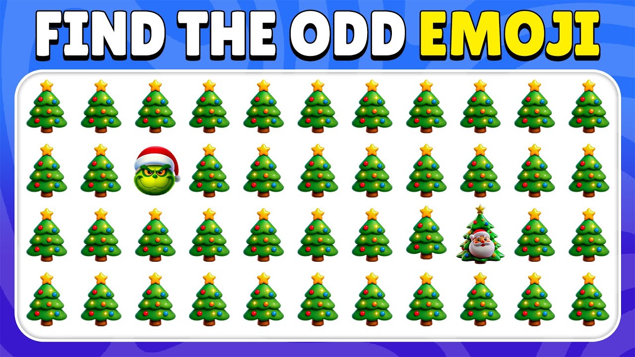 Find the ODD ONE OUT - Christmas Edition 🎄🎅☃️ | Easy, Medium, Hard 40 Levels - Quiz Bunny