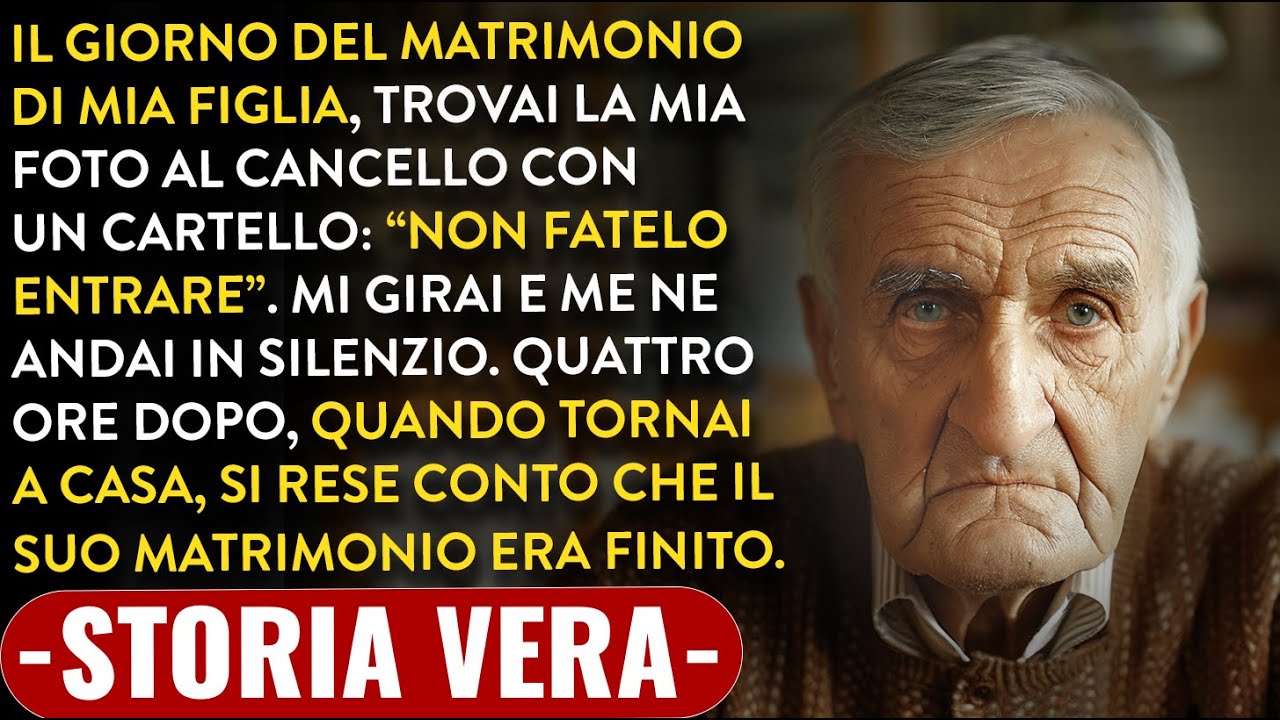 Mia Figlia Mi Ha Bandito Dal Matrimonio — E Il Suo “Giorno Felice” È Finito Lì... Storia Vera