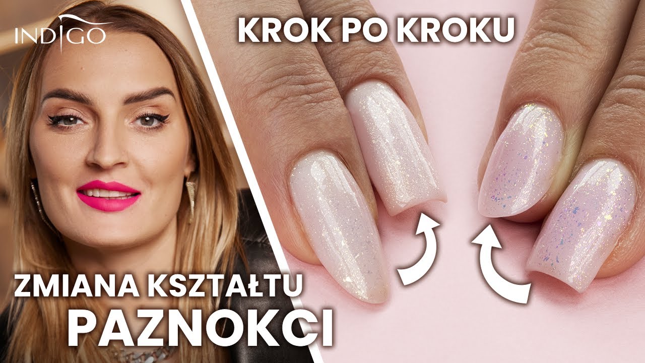 Zmiana kształtu paznokci - paznokcie owalne, salonowy kwadrat. Przedłużanie bez formy | Indigo Nails