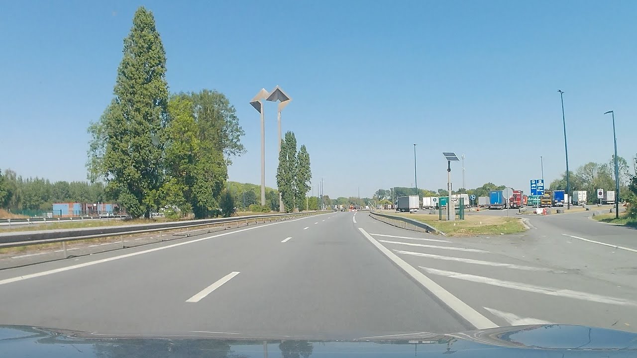 Driving come back from Paris to Köln (7/9), Autobahn  France 여기까지