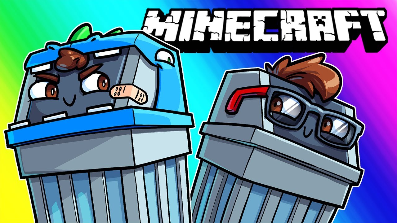 Minecraft Prop Hunt - Becoming Bin Boys in cs_office!
