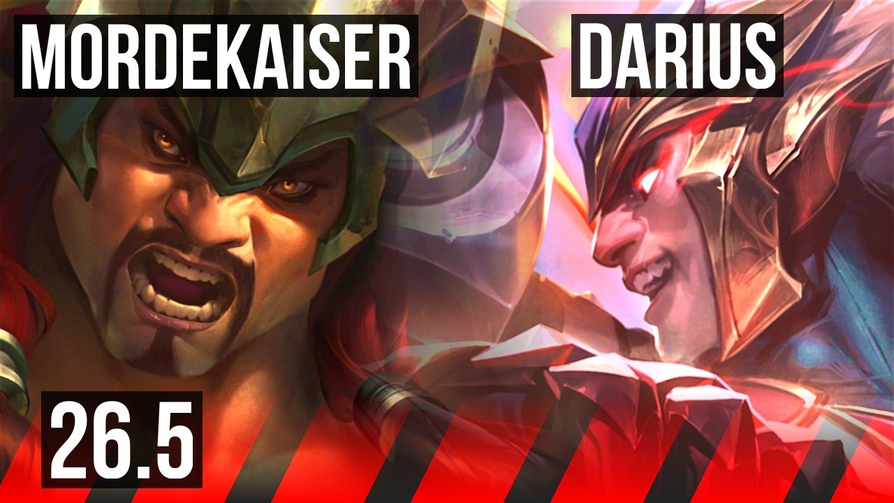 MORDEKAISER vs DARIUS (TOP) | KR Master | 26.5