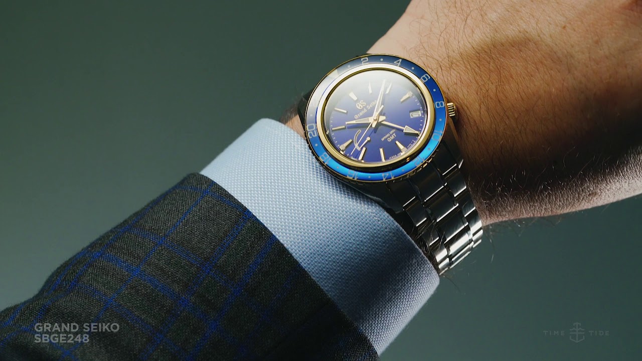 Blue, Gold and Oh-So-Bold, the Grand Seiko Spring Drive GMT SBGE248 | Time & Tide Review