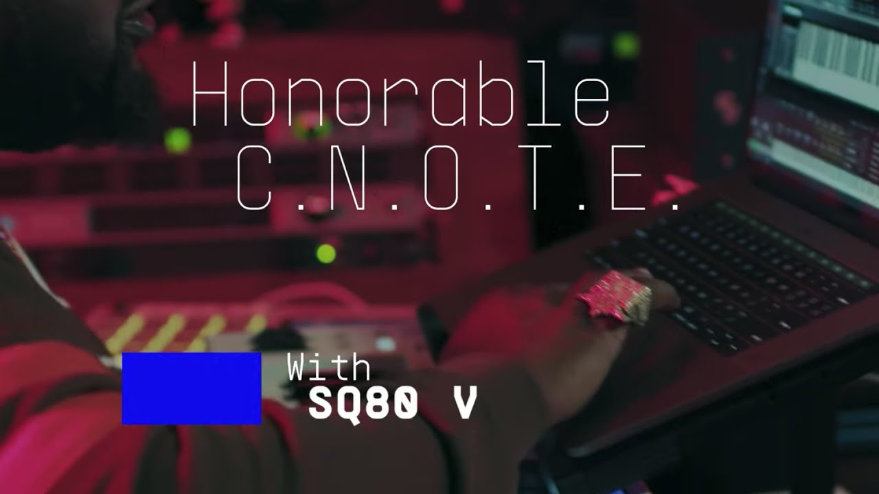 Honorable C.N.O.T.E | Making beats using SQ80 V