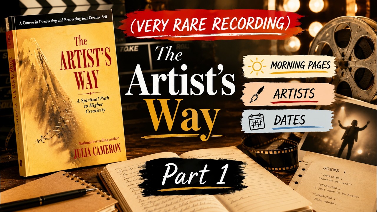 The Artist's Way (VERY RARE RECORDING) MORNING PAGES ARTISTS DATES Part 1 #theartistsway  #selfhelp