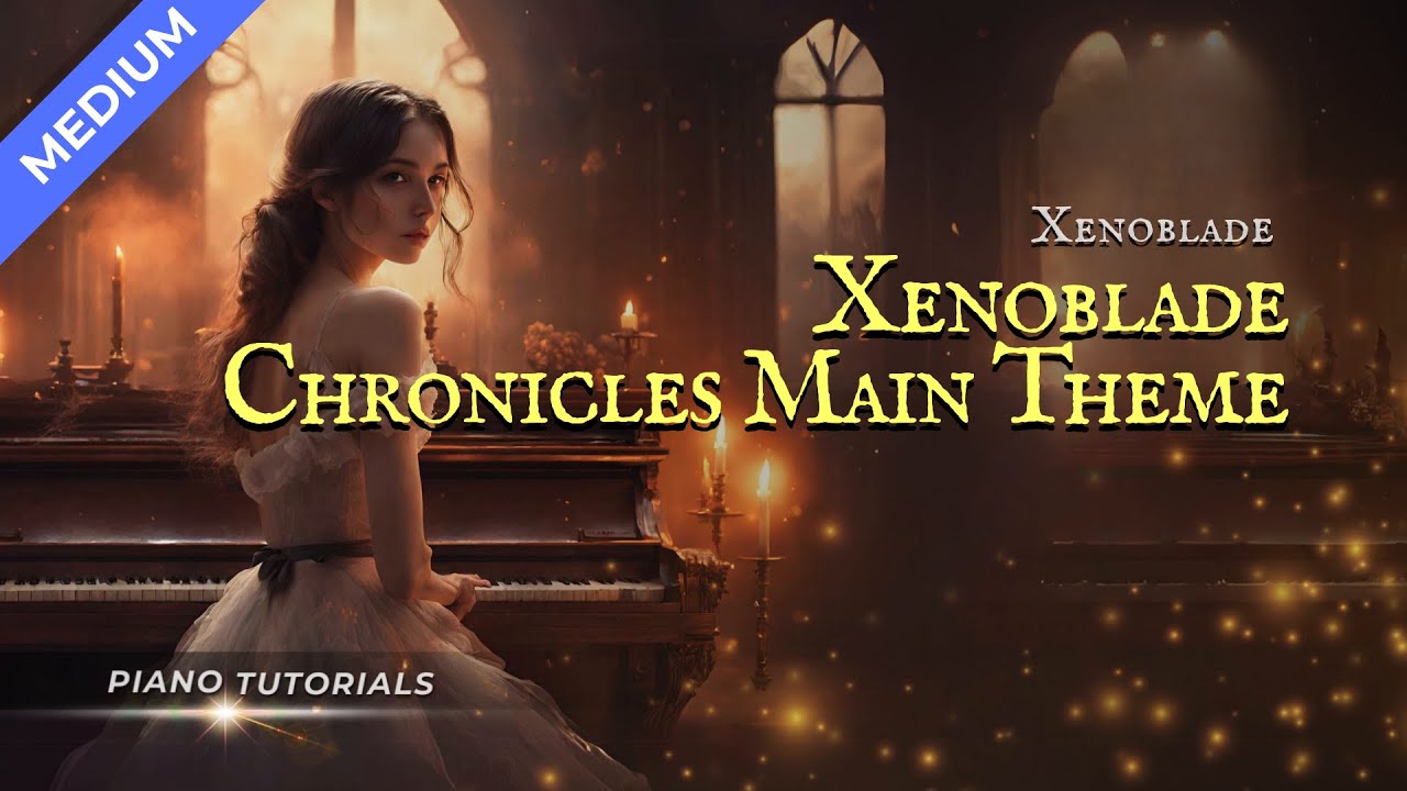 Xenoblade Chronicles Main Theme - Xenoblade Piano Tutorial