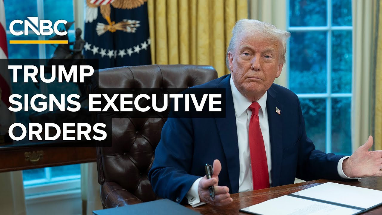 LIVE: President Trump signs executive orders — 1/30/2026