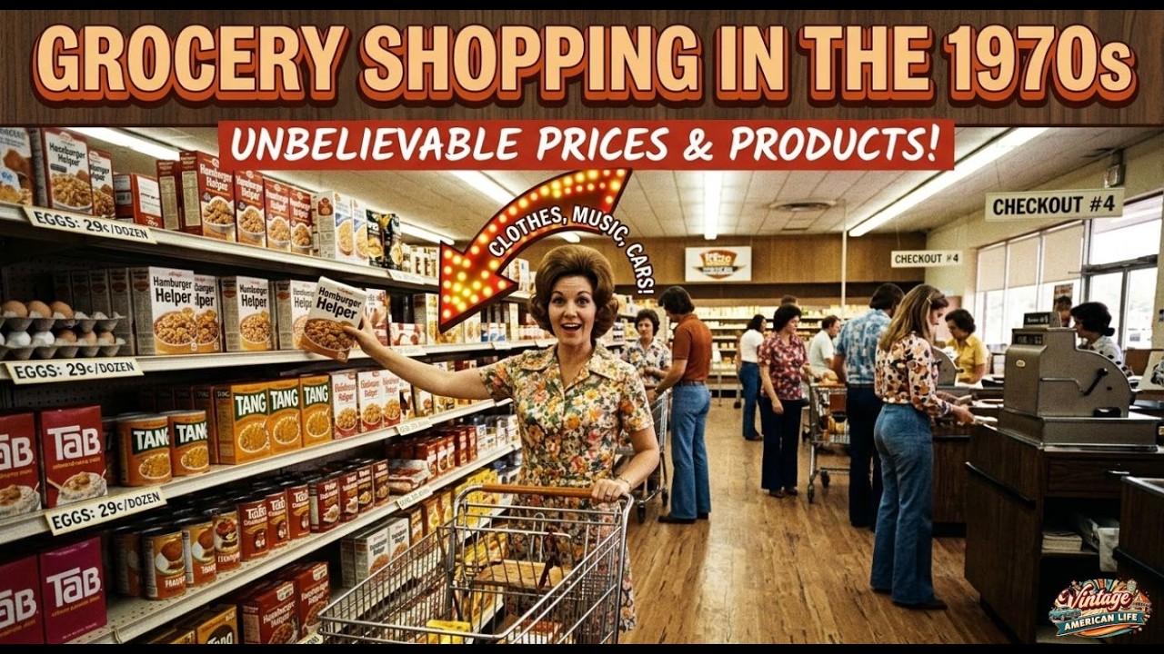 What Grocery Shopping Was Like in 1970s America