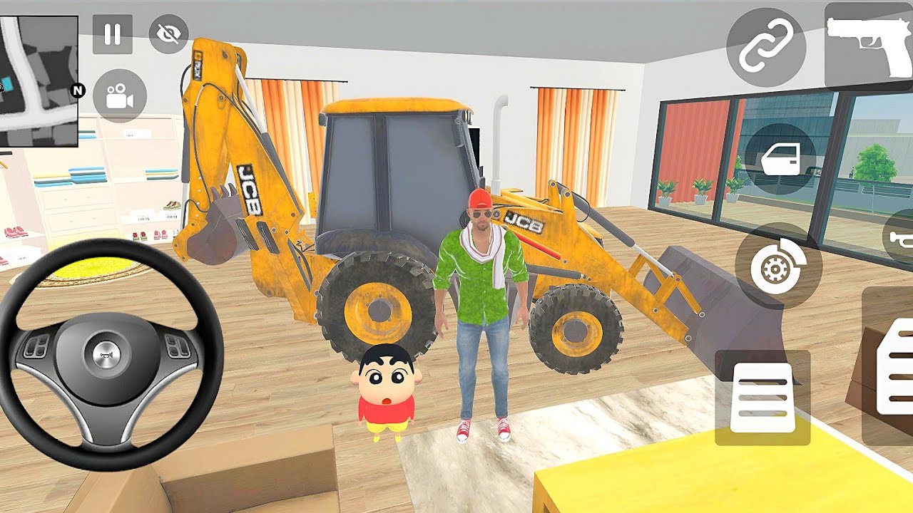 Franklin & Shinchan Purchase New JCB 💥🤩 Indian Theft Auto Simulator Game 💥🚨