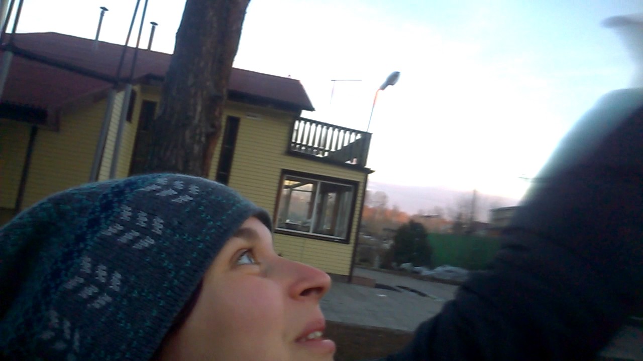 в небе над Крахалем