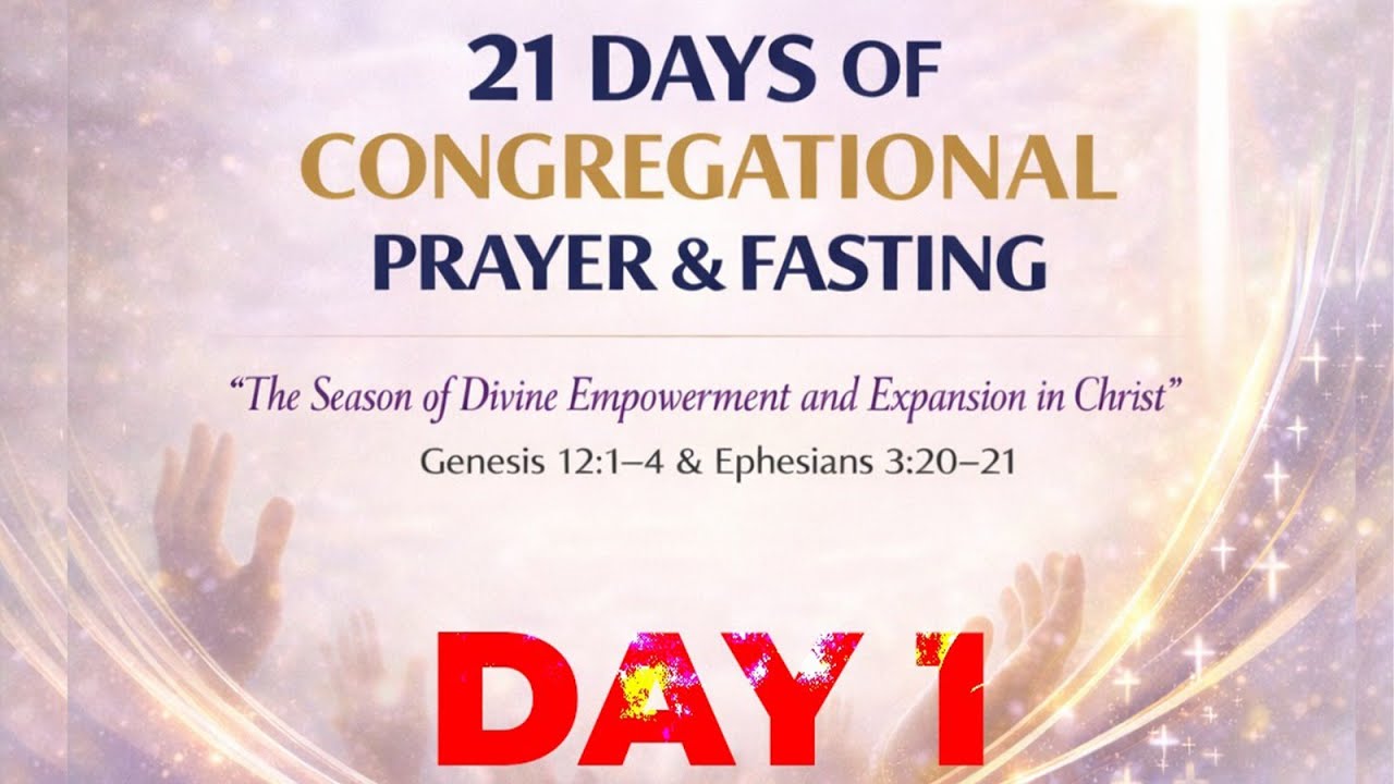 |DAY 1| The Power of Prayer & Fasting ~ Rev. Martin Mwenya