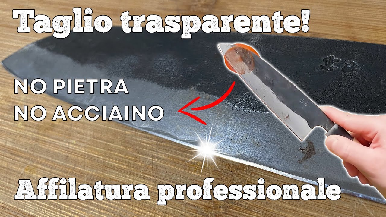 Come affilare un coltello senza dover affilare un coltello - Affilatura coltello da cucina