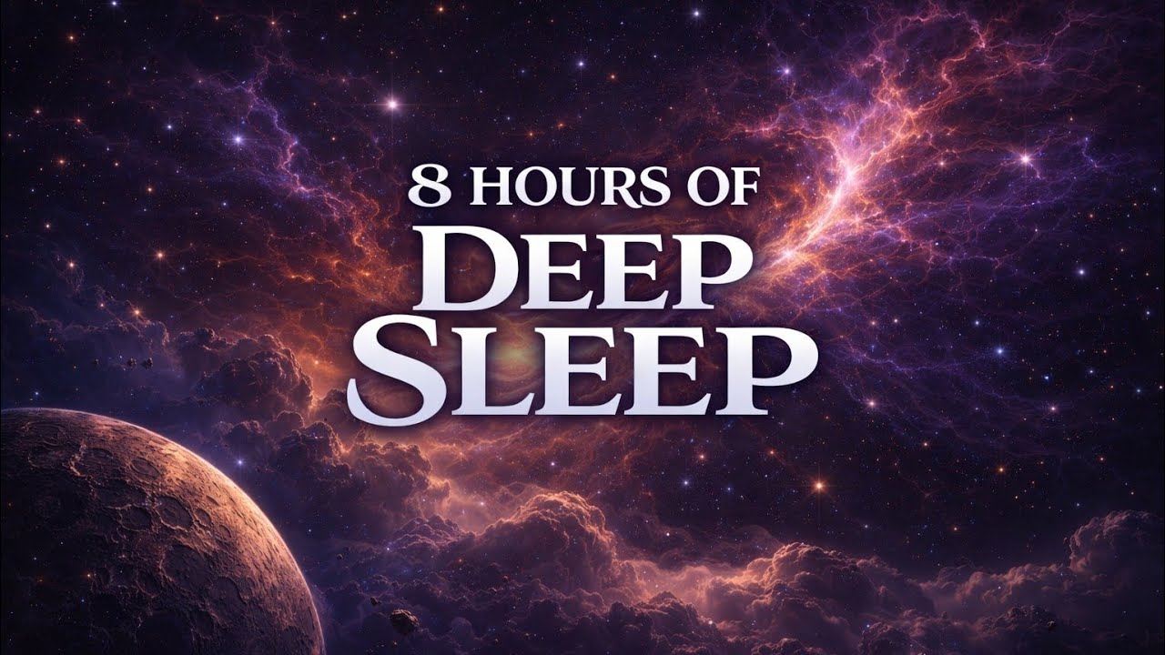 8 Hours of Deep Space Drift | Cosmic Brown Noise for Sleep & Insomnia Relief 🌌💤