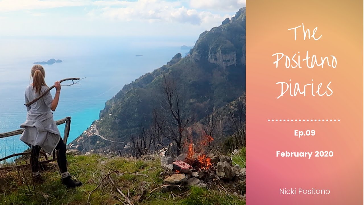 THE POSITANO DIARIES - Ep 10: Sunday lunch, hiking to an abandoned hamlet and beachcombing.