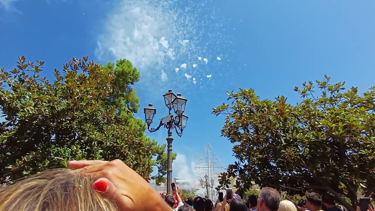 Solarino 3 Agosto 2025 Trionfale Sciuta San Paolo Apostolo e Spettacolo Pirotecnico Ditta FIRE SUD 
