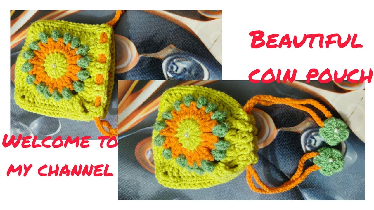 Beautiful crochet pouch tutorial |infinite Dream Canvas ||subscribe ||crochet |