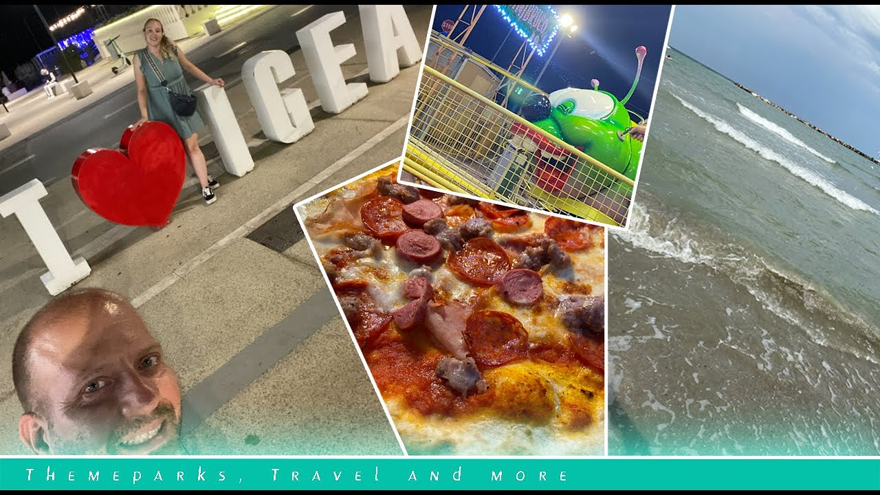 Strand, gutes Essen und miese Überraschung beim größten Luna Park der Tour - letzter Tag in Italien