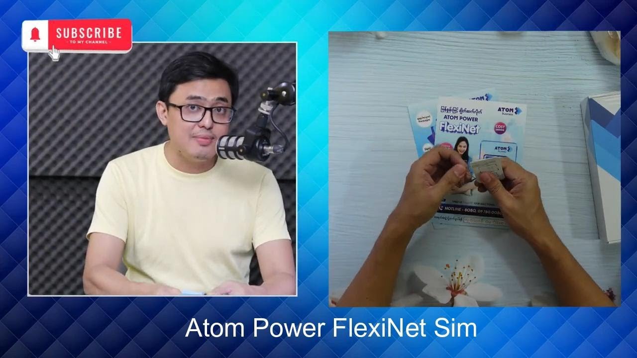 ၂သောင်းခွဲတန် Atom Power FlexiNet Sim အကြောင်း