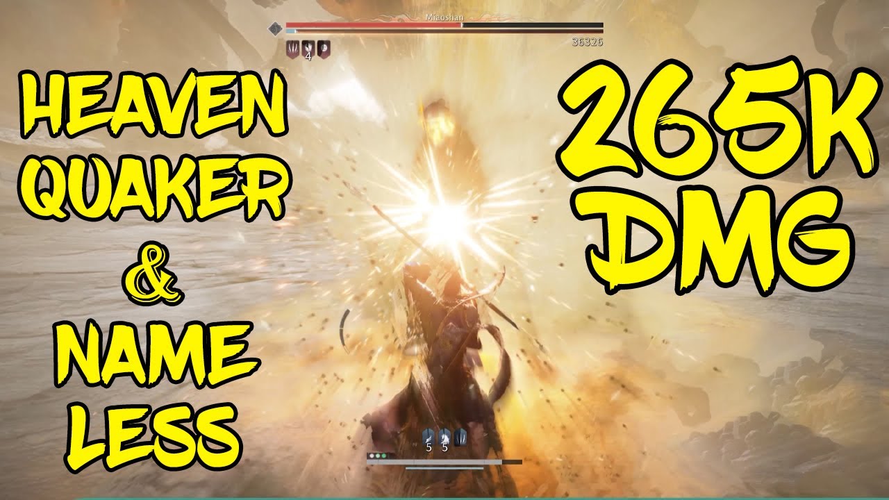 Best Nameless Spear & Heavenquaker Spear DPS Build - Where Winds Meet