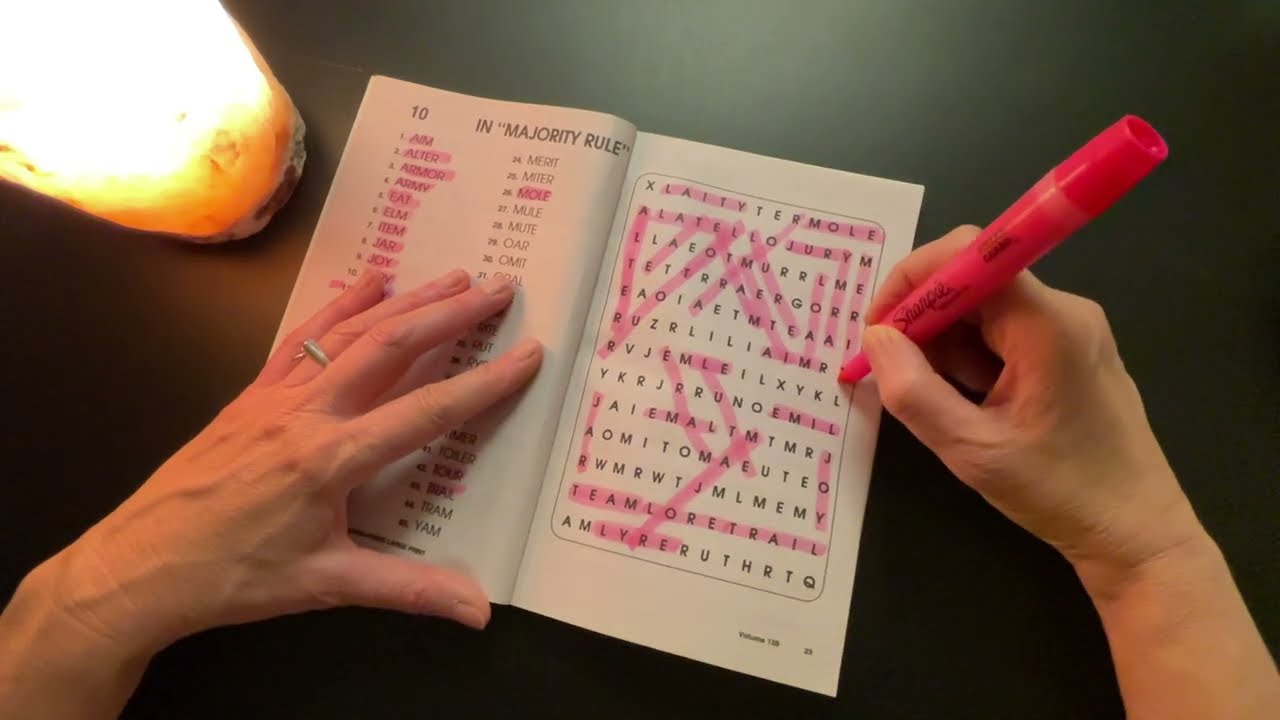 Whisper ASMR Word Find and Chit Chat Ramble to Help You Fall Asleep