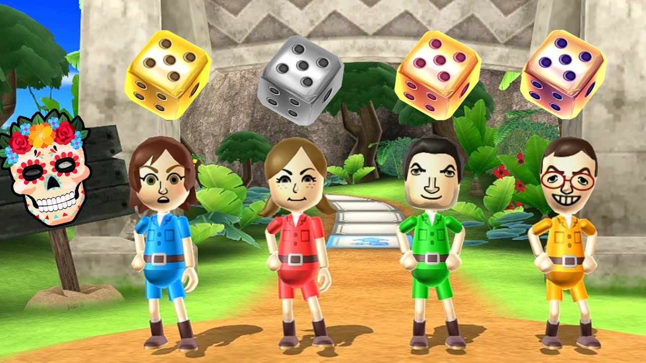 Wiiパーティー スゴロク 4人の熾烈な順位争い! 誰が勝者なのか? (Board Game Island gameplay, Master com) | AlexGamingTV