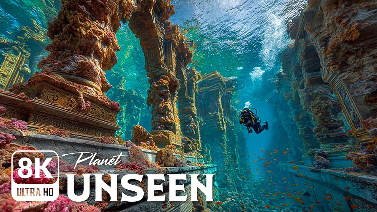 Unseen Sunken City | Exploring the Lost Ruins Beneath the Waves