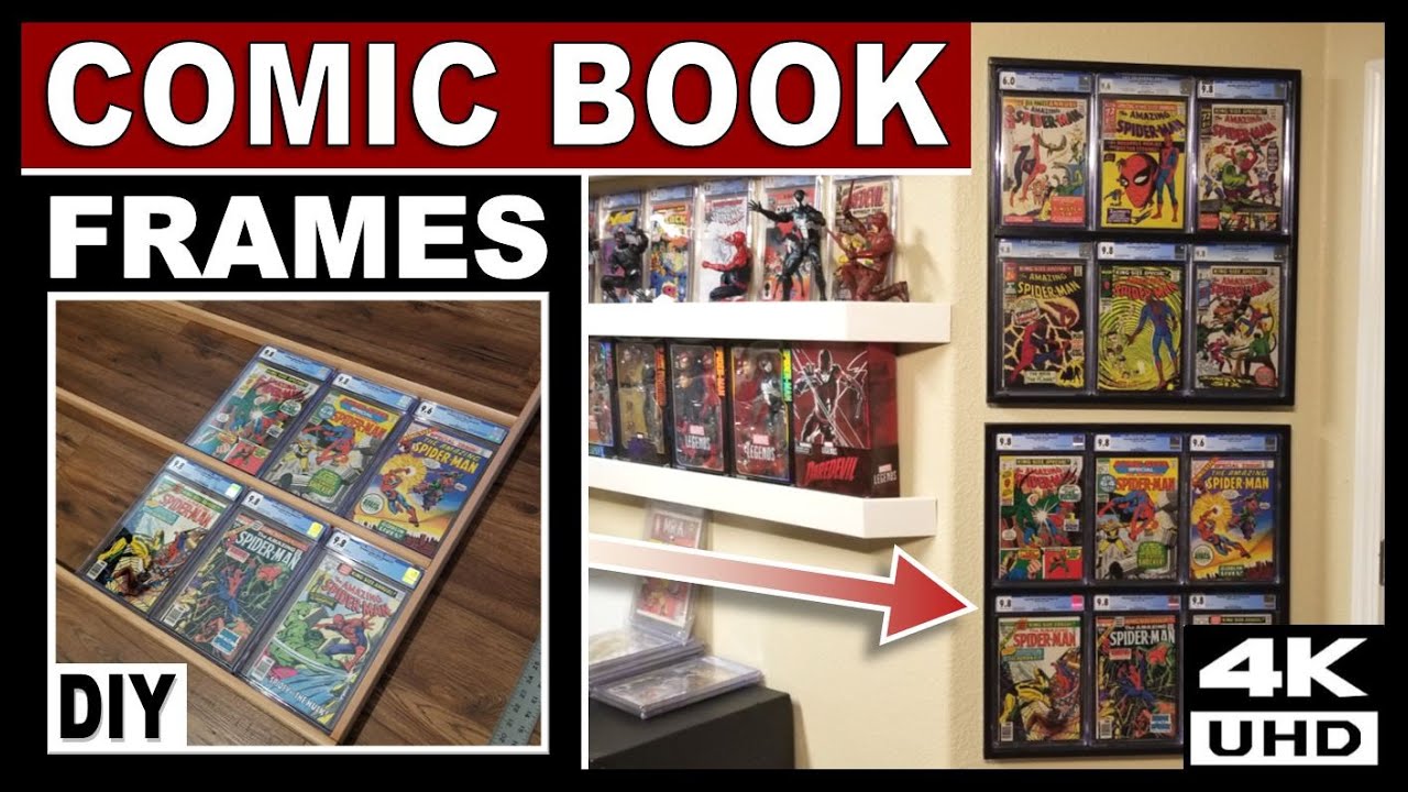 How to Make Comic Book Frames for CGC Slabs DYI - 4K UHD