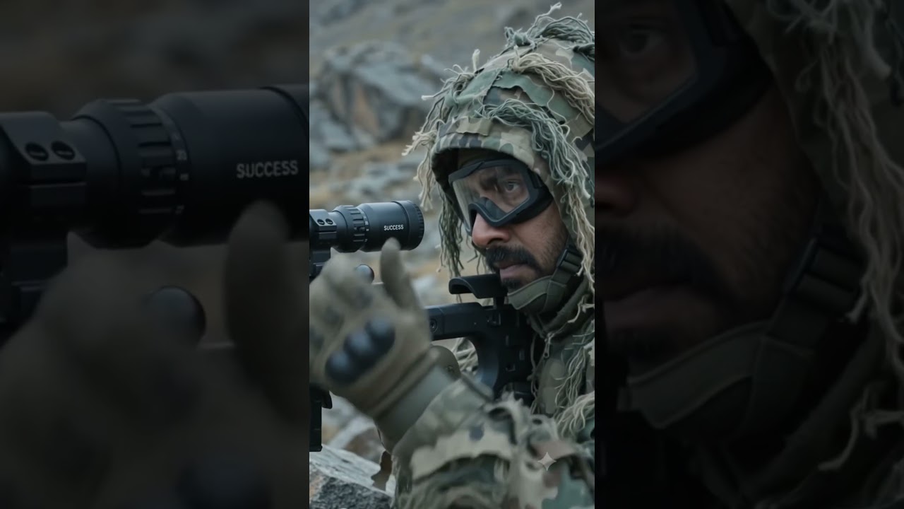 Precision Strike: Indian Army Sniper Action! 🎯 #Shorts