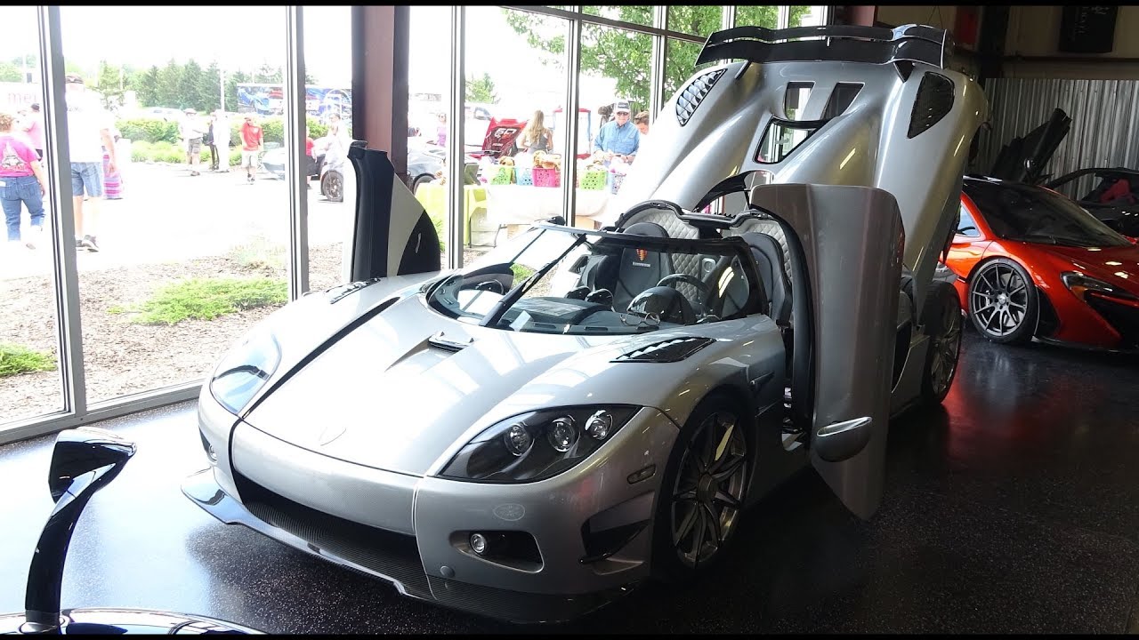 Floyd Mayweather's $4.8 Million Koenigsegg Trevita CCXR on display