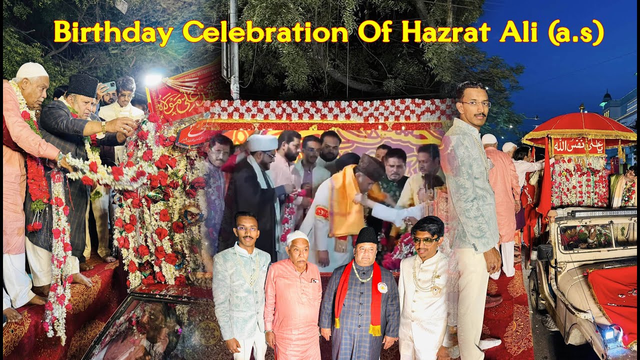 🔴 Live : 13 Rajab Isteqbal Sehra E Mubbarak 2026 | Birthday Celebration Of Hazrat Ali (a.s) From Hyd